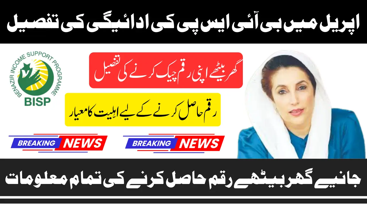 BISP 8171 Payment April 2025 Know Details About Criteria For 13500 And Verification Methods