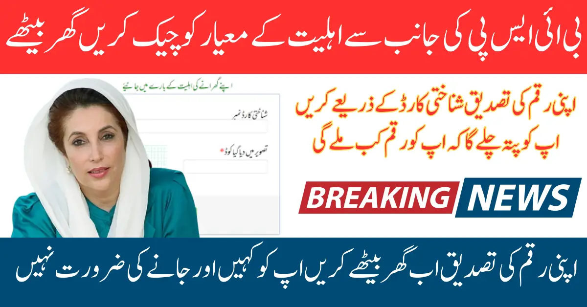 BISP 8171 Result Check Online By CNIC Latest Update For 13500 Payment 2025